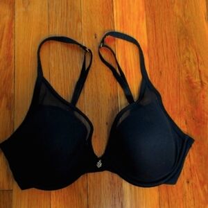 ThirdLove 24/7 Classic Uplift Plunge Bra, Black, 34B 1/2